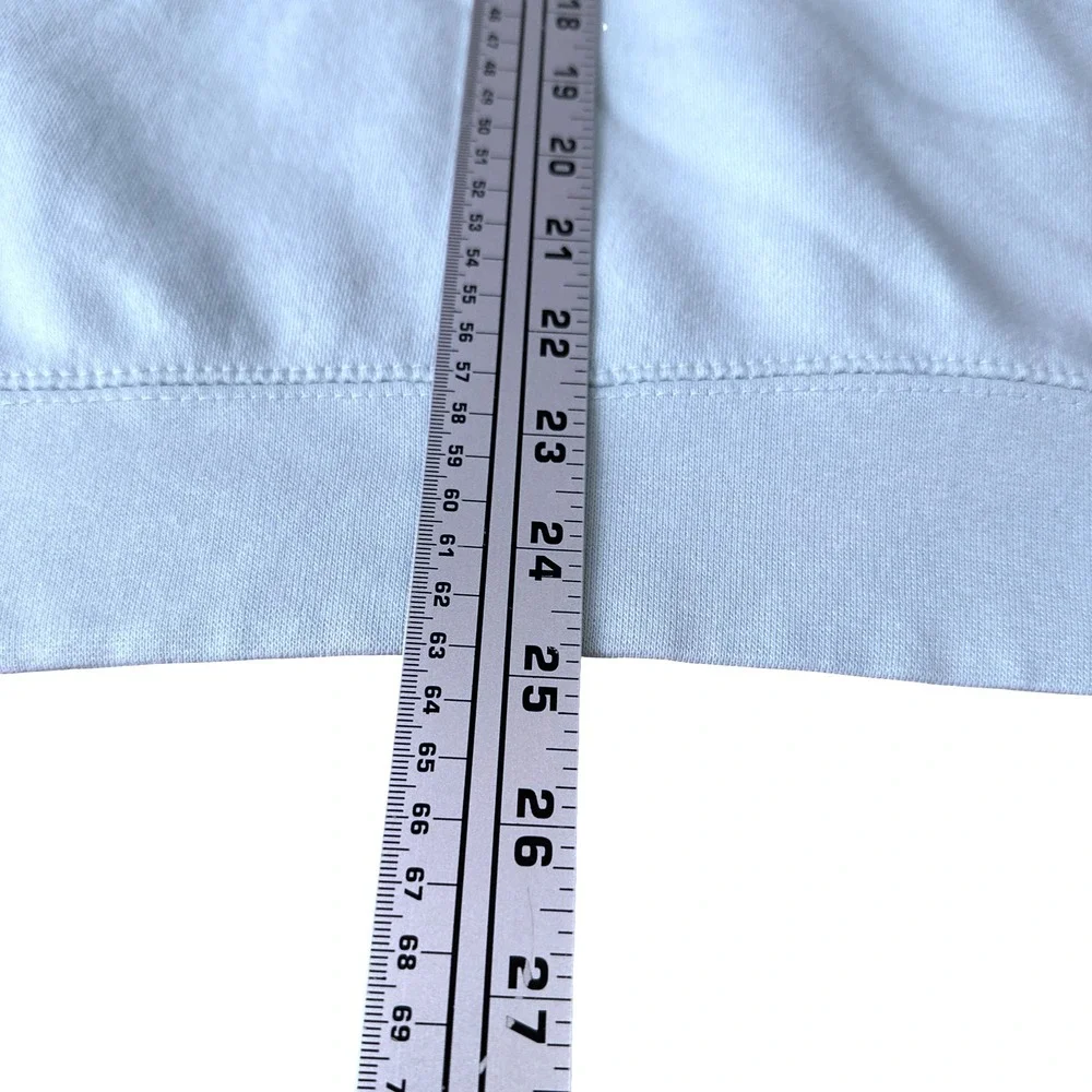 Sturniolo‎ Clothing Light Blue Est 2003 Hoodie Floral Sleeve Print Men's Medium
